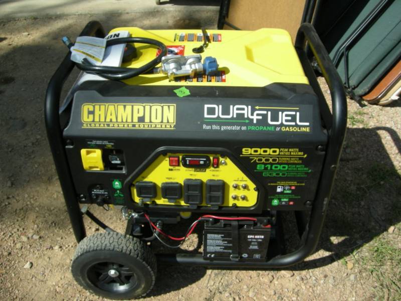 Champion Dual Fuel 9000w Portable Generator