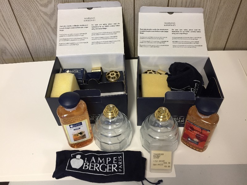 lot 68 image: 2 Lampe Berger Air Pure Fragrance Sets