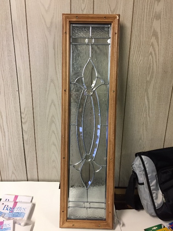 lot 73 image: Leaded Glass Window Pane