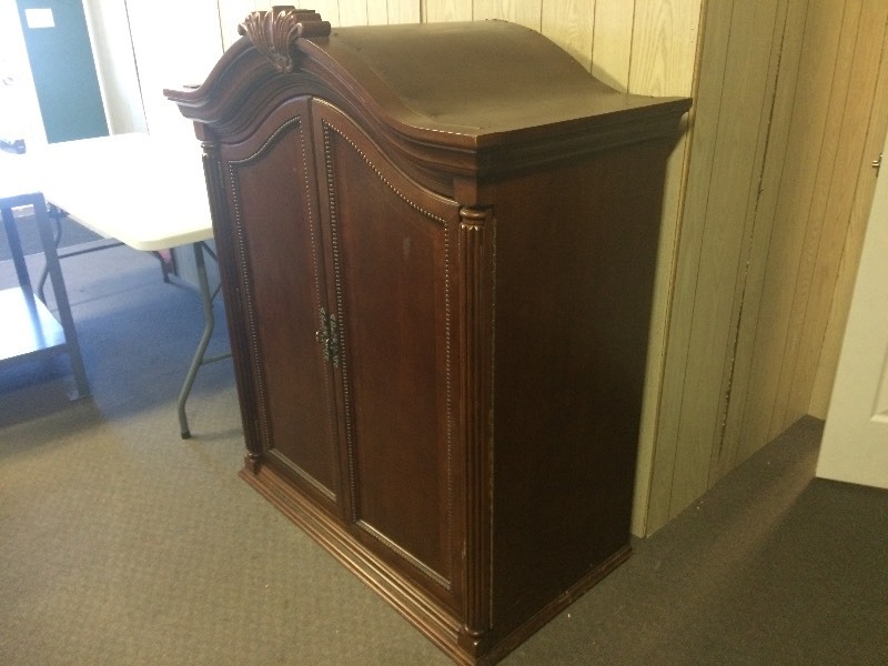 lot 47 image: Wood Armoir Top