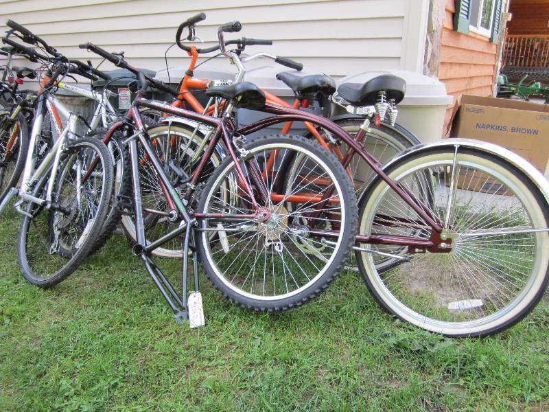 5 Bikes and Bike Frame