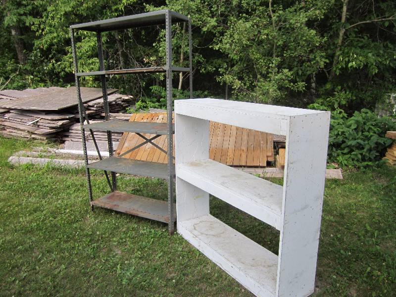 2 shelving Units