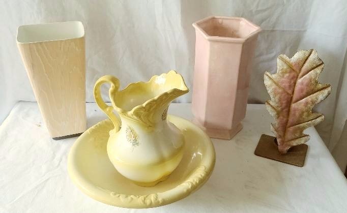 Basin and Pitcher with Vases
