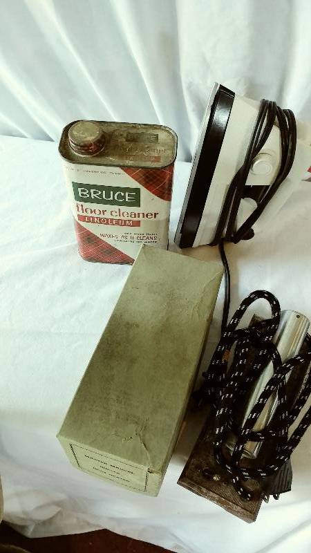 Vintage Cleaning and Ironing Supplies