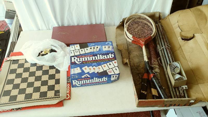 Board Games and Badmitton Set