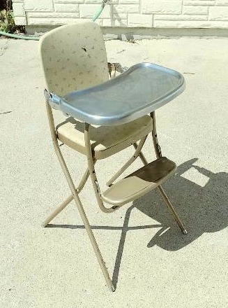 Metal Folding High Chair