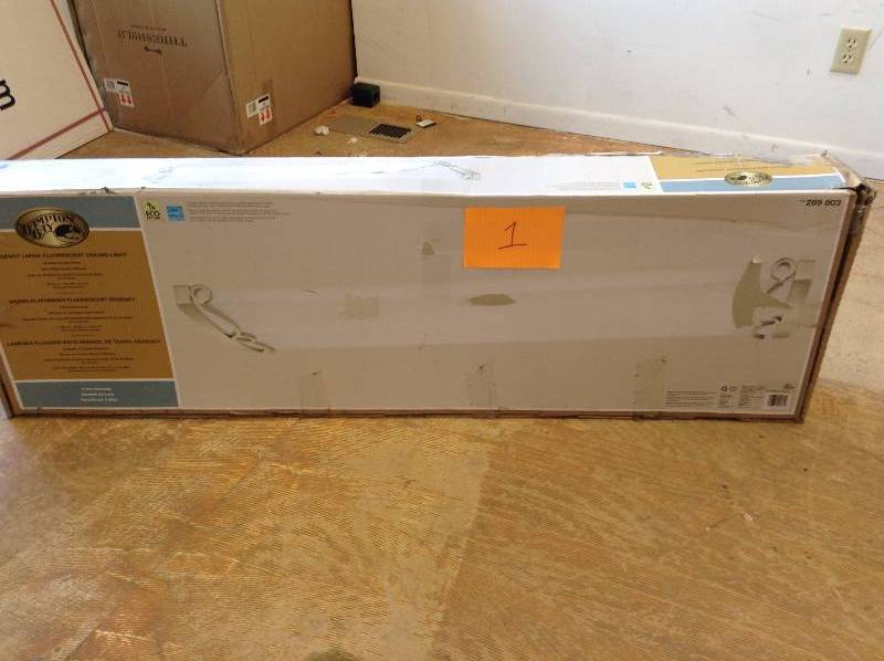 lot 1 image: Hampton Bay Large Flourscent Ceiling Light