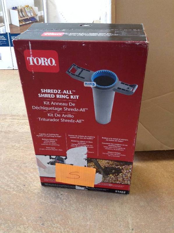 lot 5 image: Toro 51662 Shredz-All Shred Ring