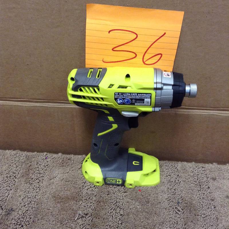 lot 36 image: Ryobi P237 Impact Drill Driver  open box never used