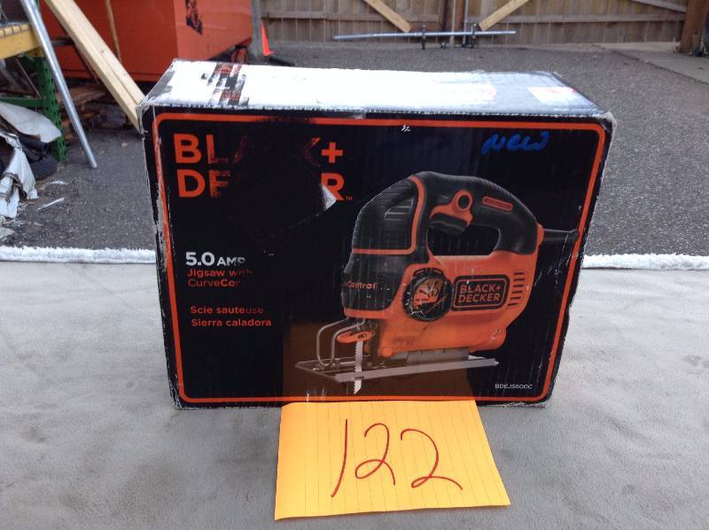 lot 122 image: Black and Decker Jigsaw new