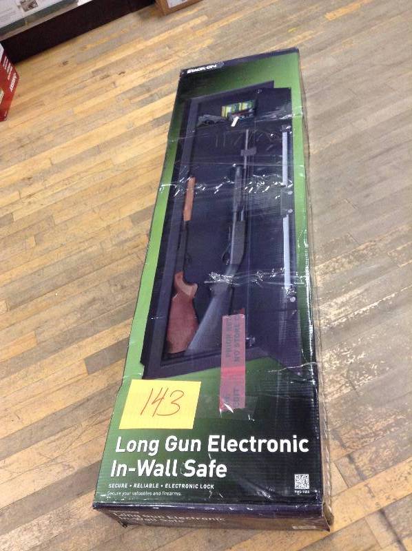 lot 143 image: Long Gun Electronic in-wall Safe