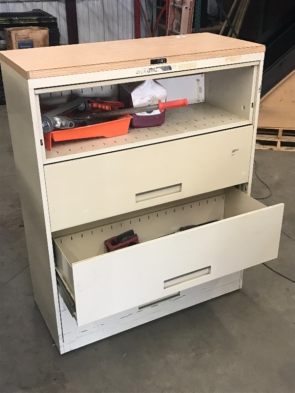 lot 20 image: 4-Level File Cabinet With Contents