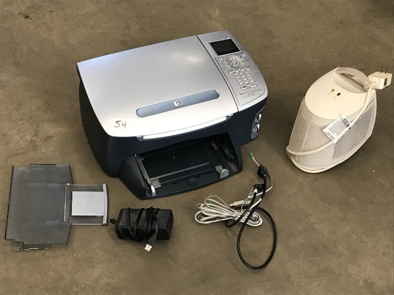 lot 54 image: HP Printer & Heater Fan