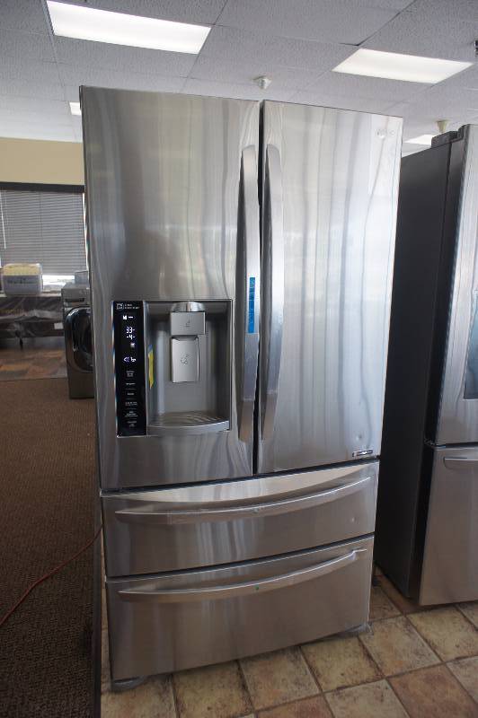 lot 2 image: New - Scratch & Dent LG Model # (LMXS27626S) French Door Refrigerator - 35.7 - 26.7 cu ft - Stainless Steel - Tested Works - MSRP $ 2999.99