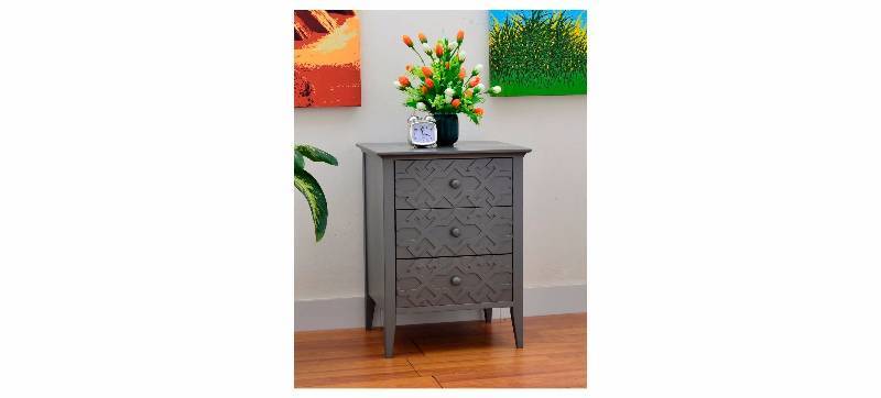 lot 52 image: New Fretwork Accent Table - Threshold