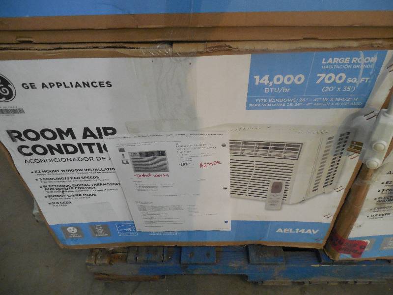 lot 16 image: GE ENERGY STAR 14,000 BTU 115-Volt Electronic Room Window Air Conditioner