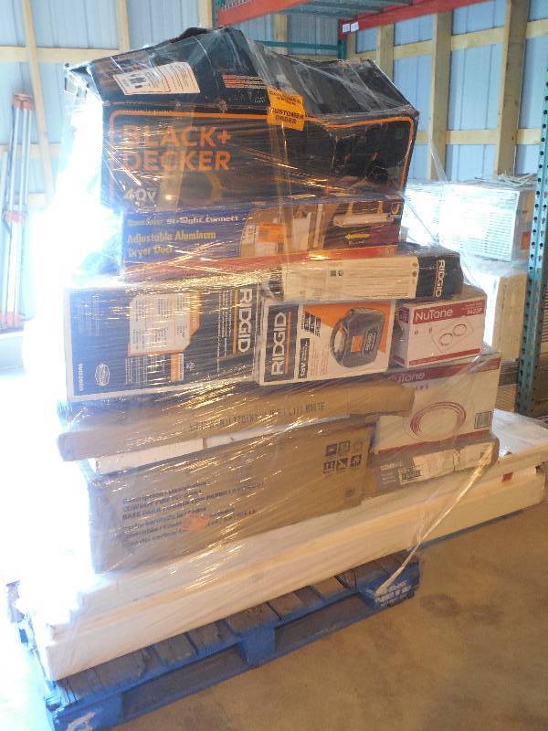 lot 45 image: PALLET LOT OF GENERAL MERCHANDISE AND TOOLS