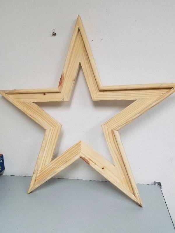 Three Wooden Stars