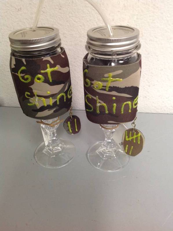 Red Neck Wine Glasses