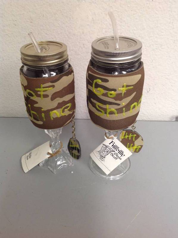 Red Neck Wine Glasses