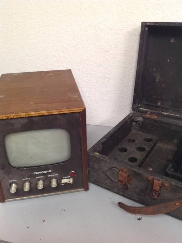 Vintage Concord Video Monitor and Weston Analyzer