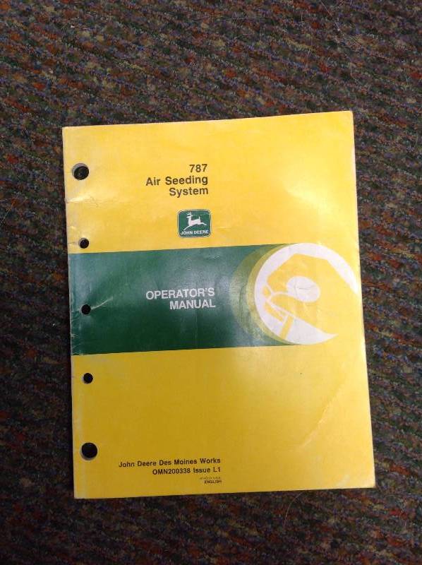John Deere 787 Manual