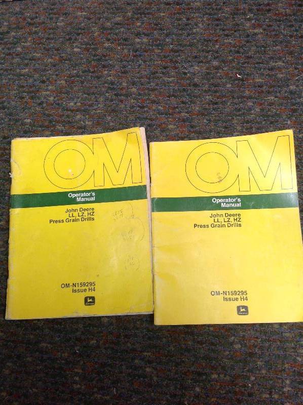 John Deere Grain Drills Operator Manuals