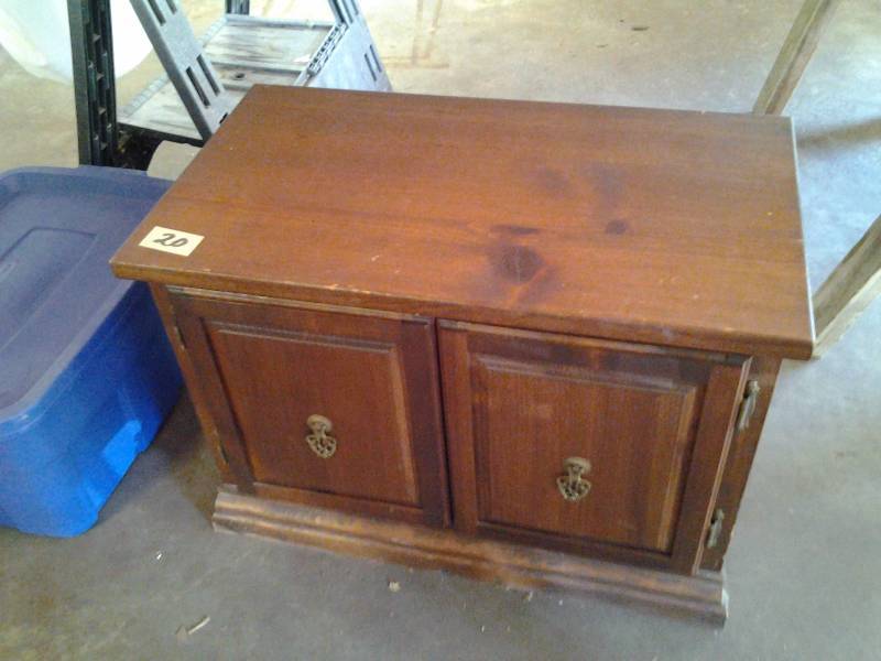 lot 20 image: 2-Door Storage Cabinet 29x17x20
