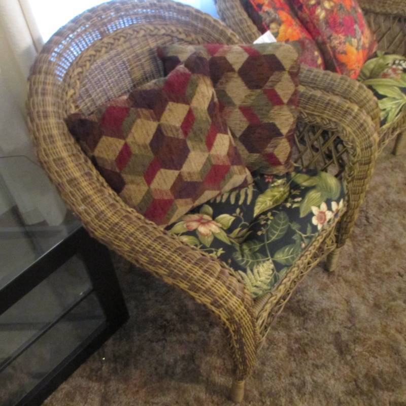 (2) (New) Wicker Chairs