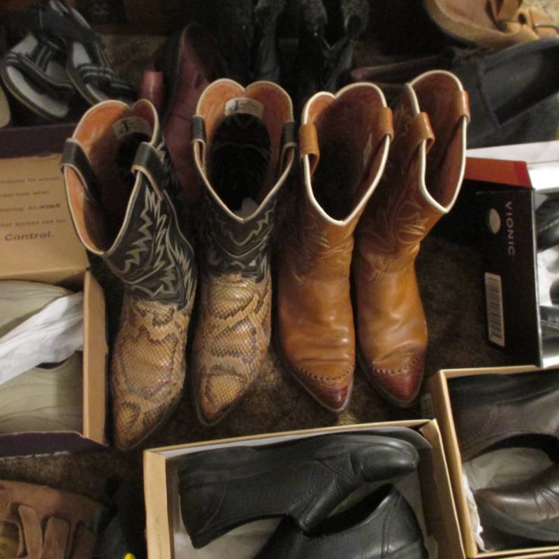 Large Lot of Shoes & Boots
