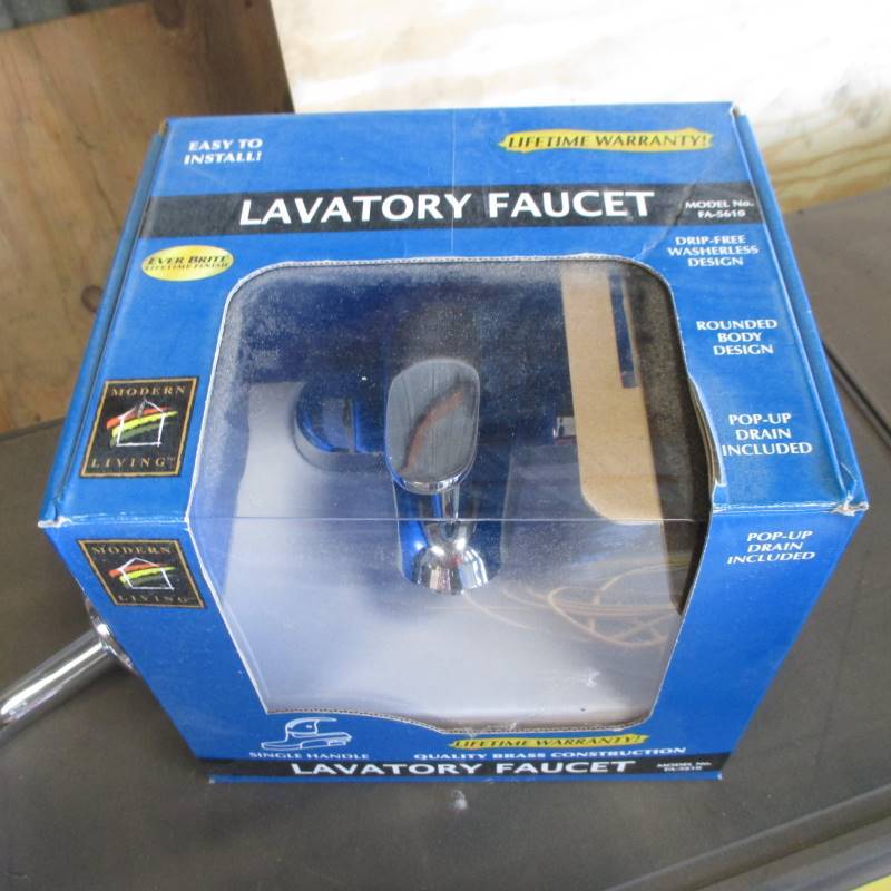 (New) Shower Head, Shower Drain & Faucet