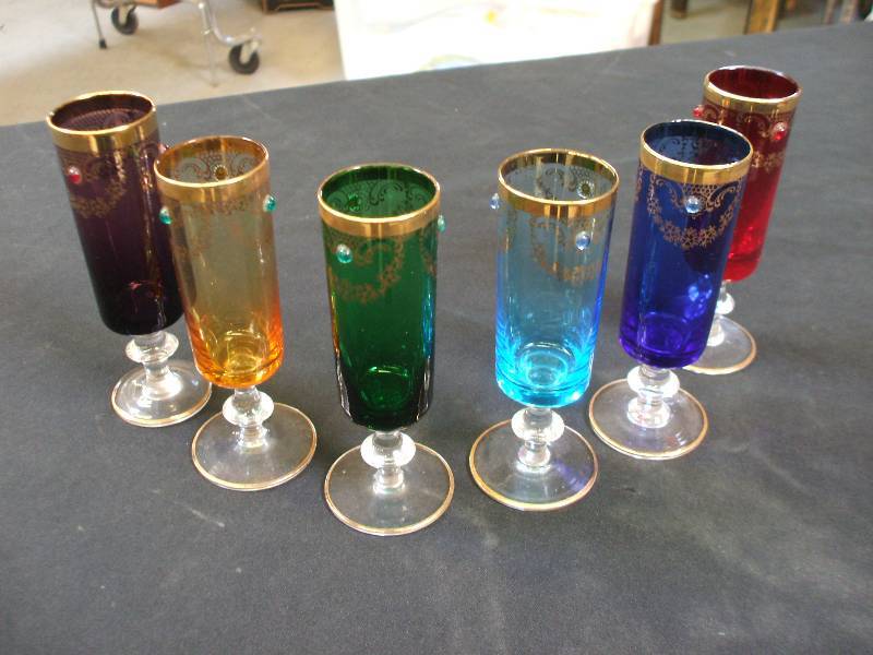 lot 631 image: BEJEWELED GLASSWARE