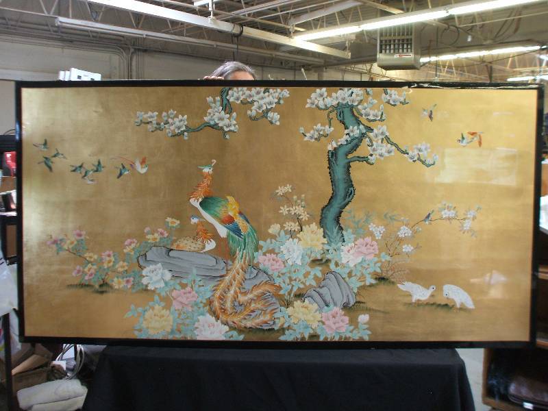 lot 635 image: CHINESE WALL ART