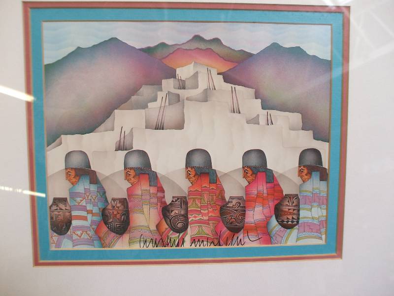lot 639 image: SIGNED LITHOGRAPH BY PENA