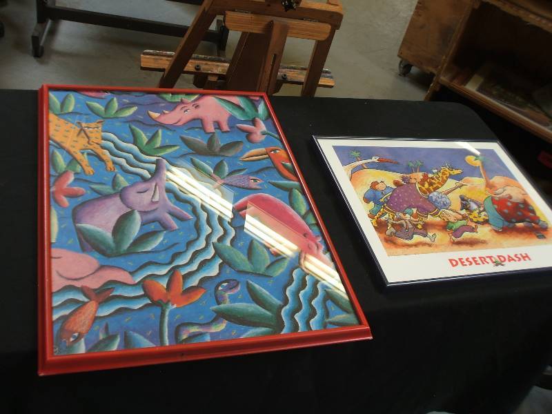 lot 641 image: COLORFUL ARTWORK