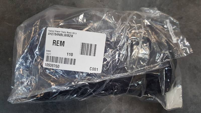 lot 186 image: Padded Shaper Panty Black 2X 34