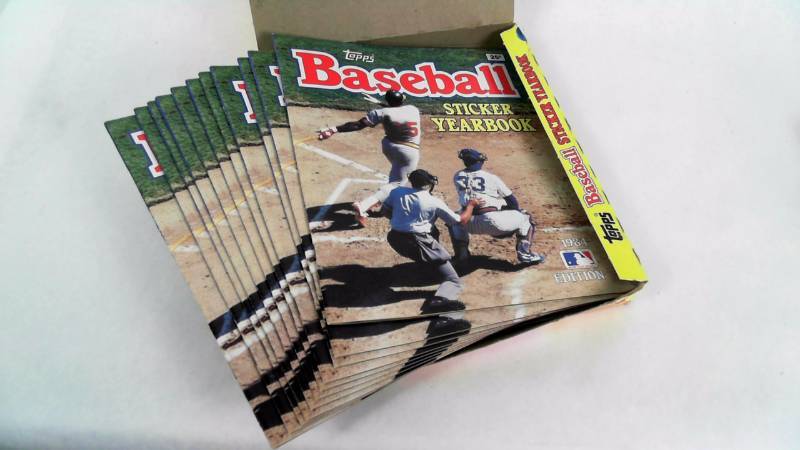 lot 322 image: Lot of 11 Albums - Topps Baseball Sticker Yearbook 1984 Edition