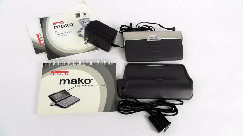 lot 338 image: Diamond Mako 16 MB In Box Personal 16MB Organizer PDA