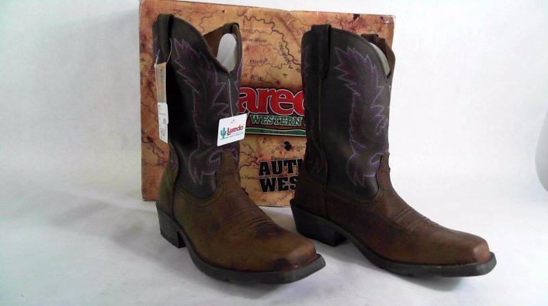 lot 349 image: Laredo Womens Vintage Leather Western Boot - Size 9