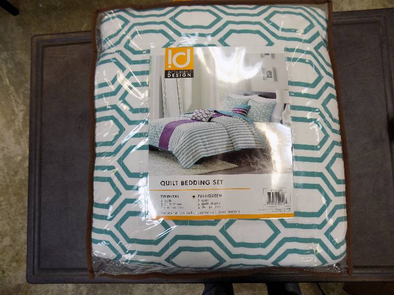 Intelligent Design Lexie 5-Pc. Coverlet Set - Purple, FullQueen