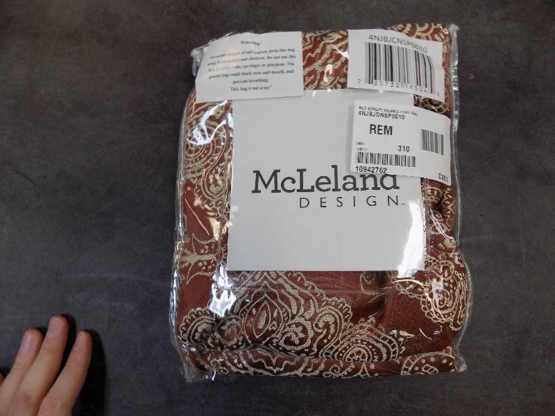 McLeland Design Berkley 27 x 43 Valance Spice