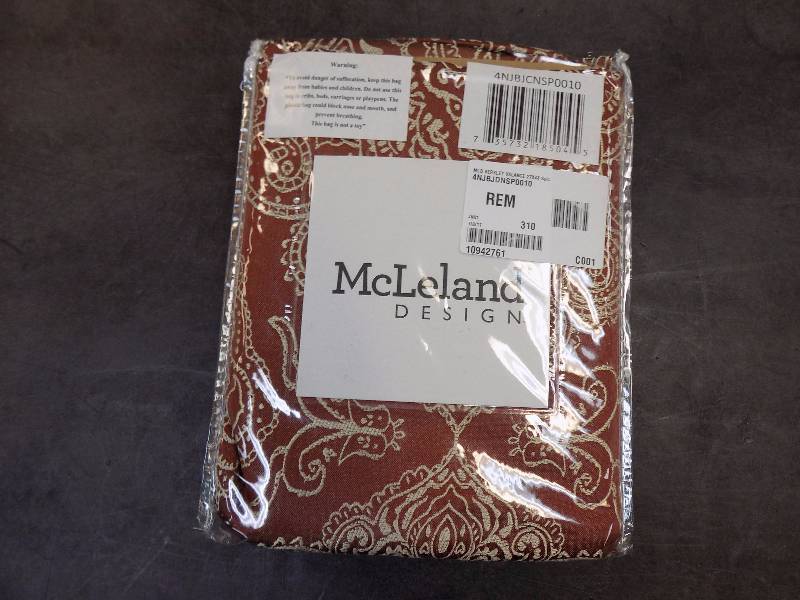 McLeland Design Berkley 27 x 43 Valance Spice