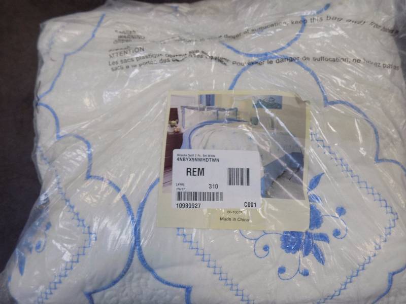 Portsmouth Home Brianna 2-Pc. Quilt Set - Twin white