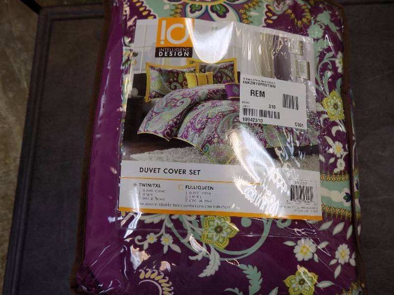 Intelligent Design Kayla 4-Pc. Duvet Cover Set - Purple, TwinTwin XL