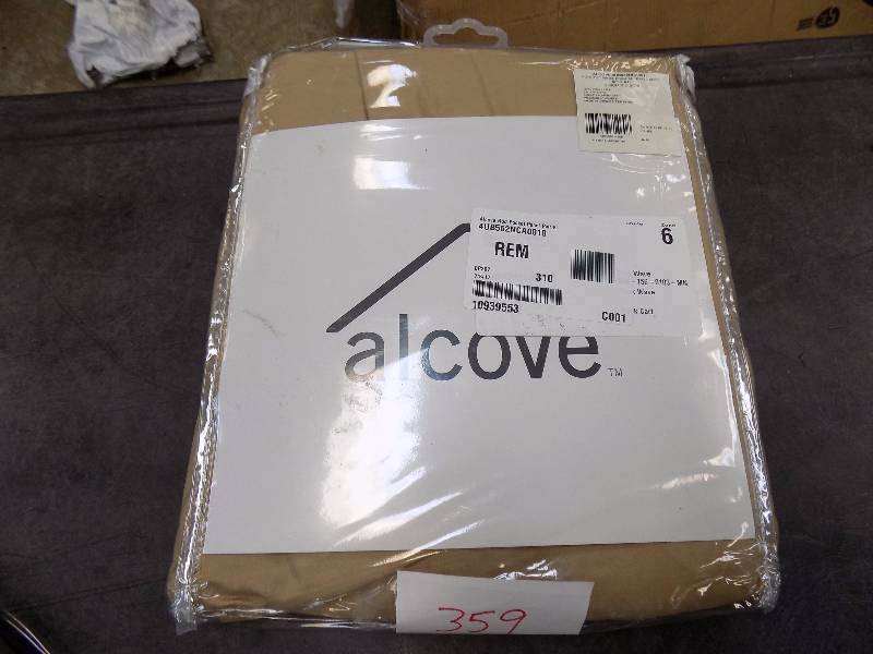 alcove 80W x 84L Insulated Foamback Rod-Pocket Top Panel Pair