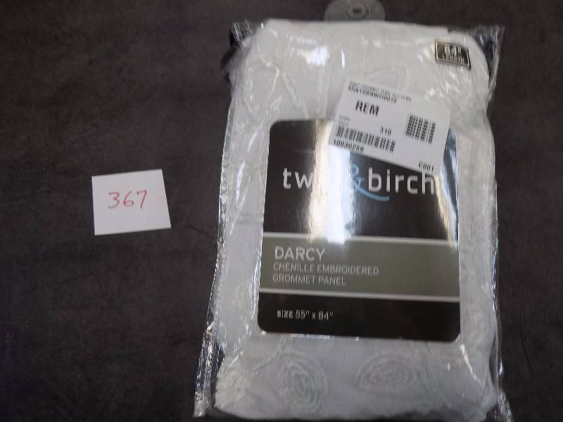 Twill & Birch Darcy 55 x 84 Grommet Panel White