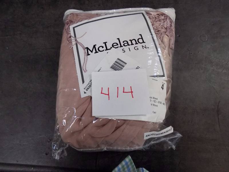 McLeland Design Halley 56 x 84 6-Pc. One-Rod Drapery Sets Mauve