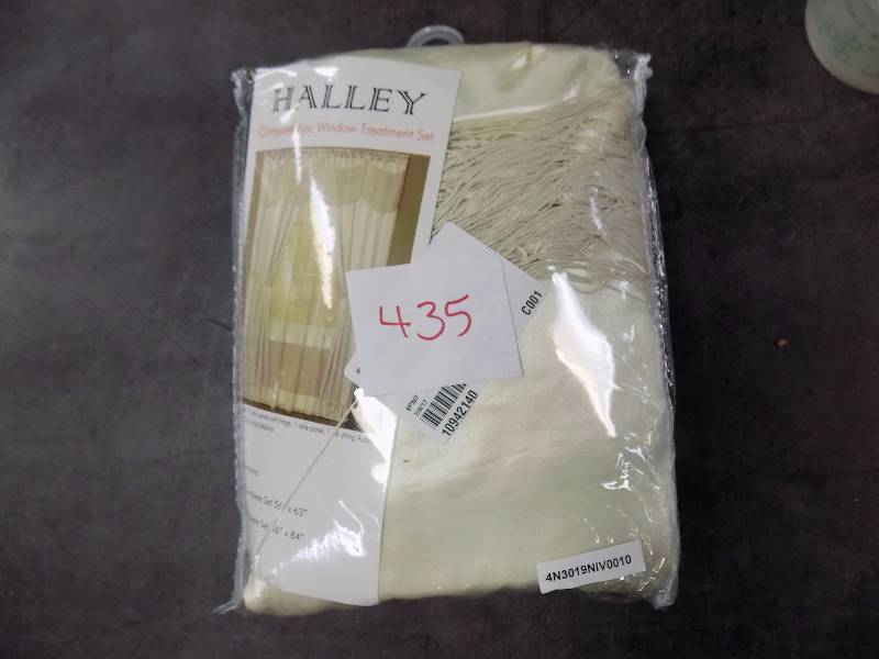 McLeland Design Halley 56 x 84 6-Pc. One-Rod Drapery Sets Ivory