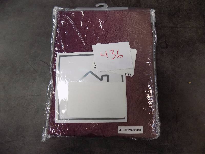 alcove Ombre 50 x 63 Window Panel Aubergine