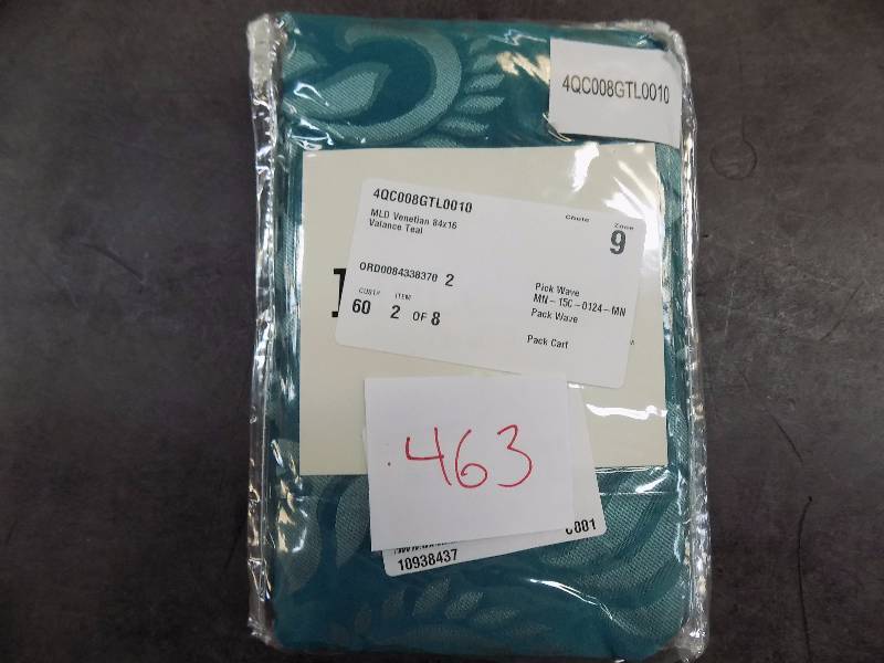 McLeland Design Venetian 84 x 16 Valance Teal